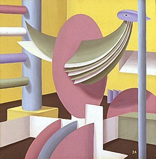 Artist John Armstrong: The bird, circa 1927